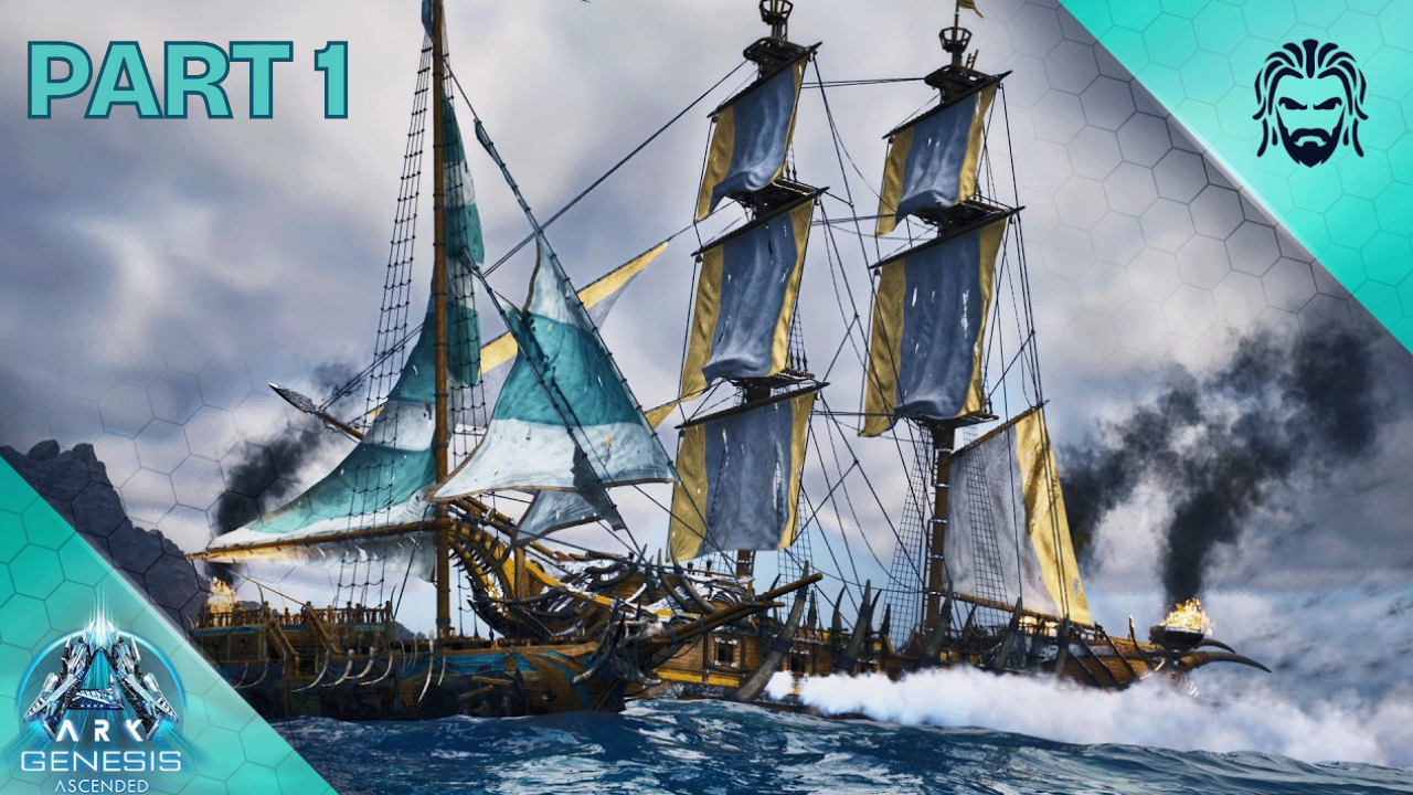 Building my first pirate ship for an epic sea battle in ARK part 1