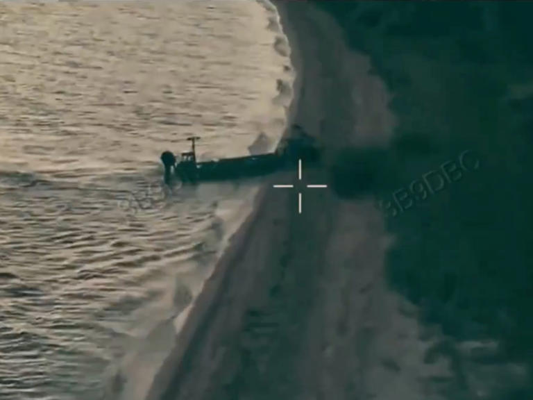 Ukraine launched a first-of-its-kind robotic amphibious assault ...