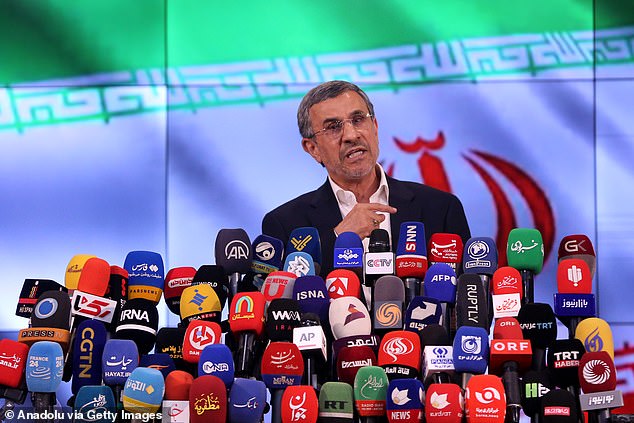 Former Iranian President Mahmoud Ahmadinejad, June 2, 2024