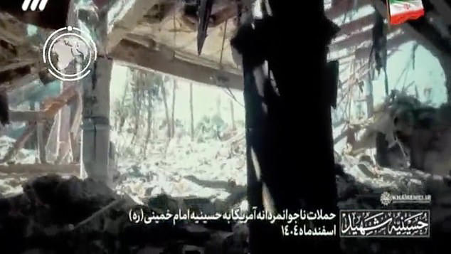 Footage showing the complete destruction inside the late Ayatollah Ali Khamenei's compound following a deadly US-Israel airstrike on February 28 