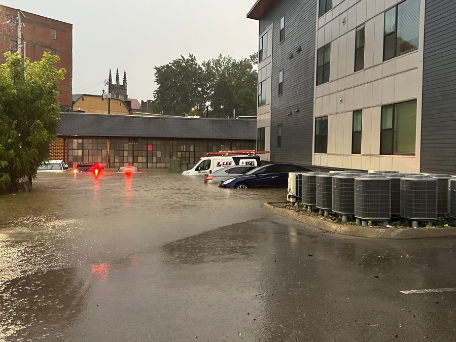 Several Knoxville roads impacted by flash flooding