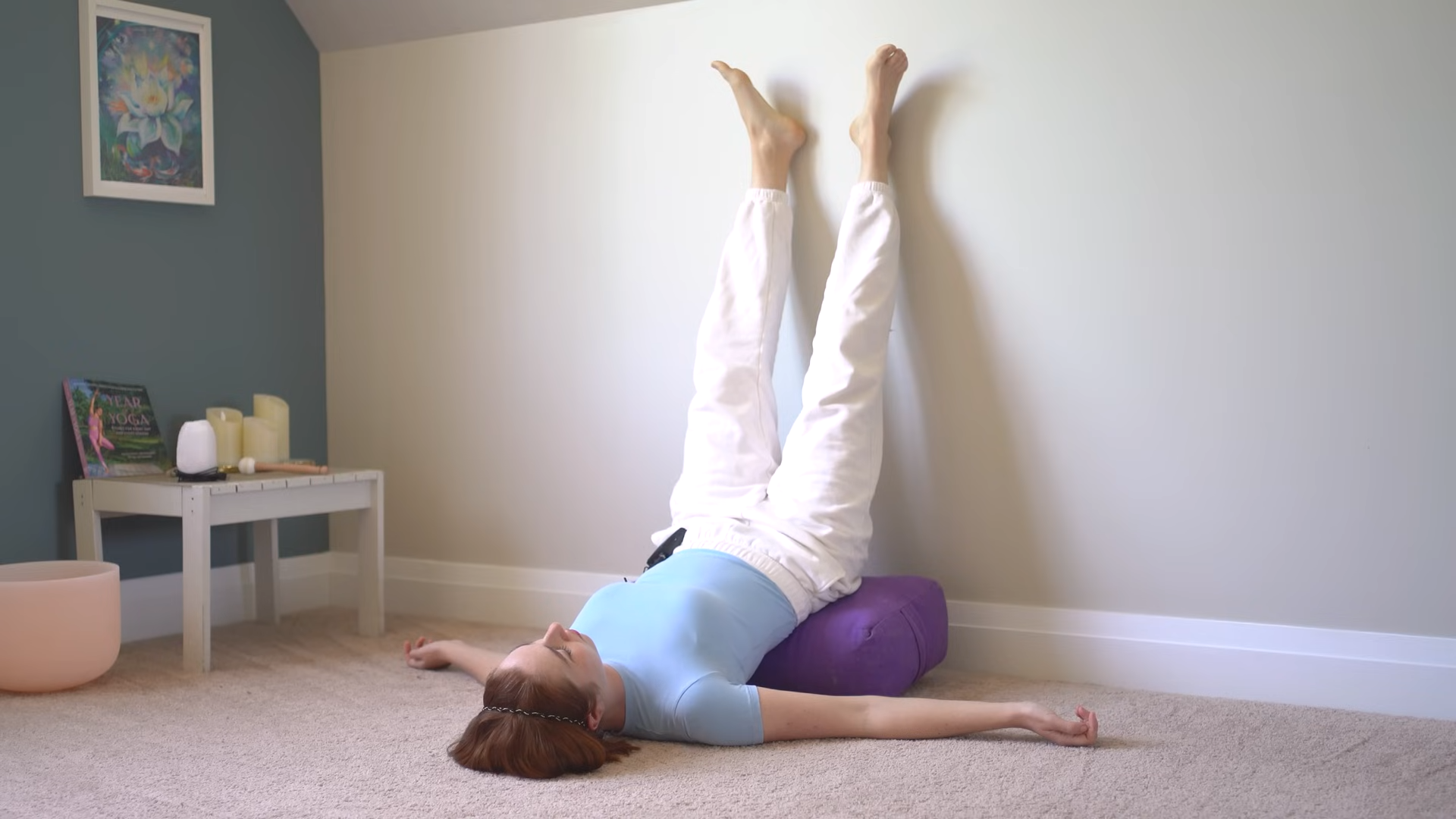 Healing body and mind with soothing inversion poses