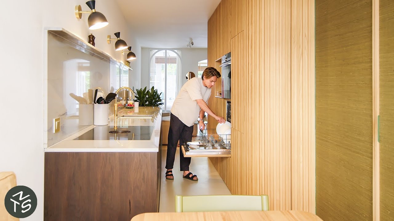 Watch how this 48sqm Amsterdam apartment feels twice its size