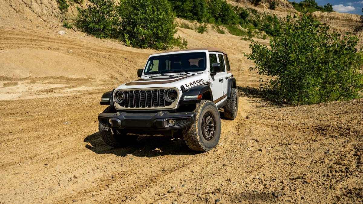 Jeep Launches 2027 Wrangler Laredo with Classic Tan Soft Top and 1980s Nostalgia
