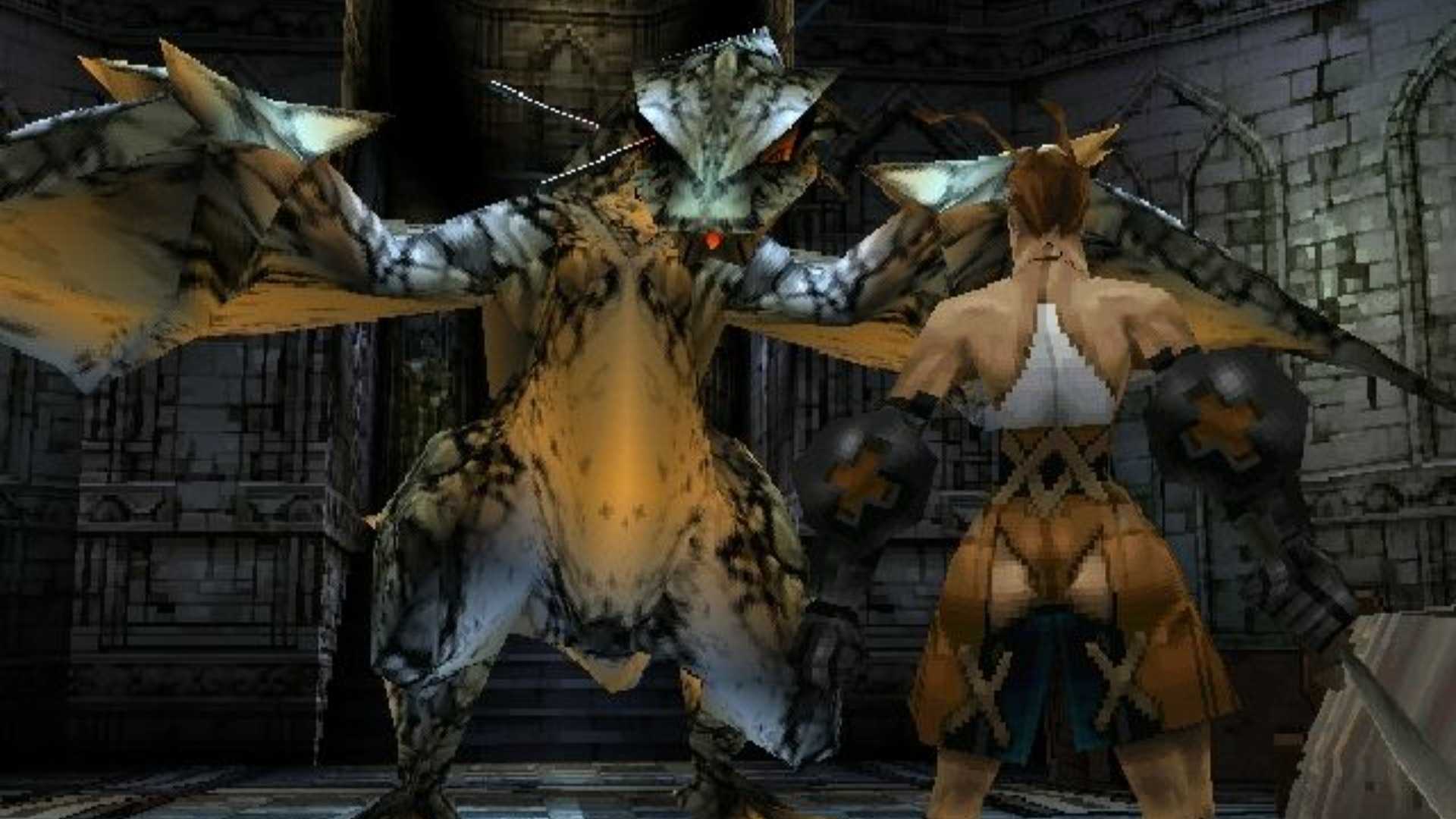 10768360-vagrant-story Screenshot-playstation-intro-with-in-game-graphics-Ashley Fighting A Dragon1920x1080