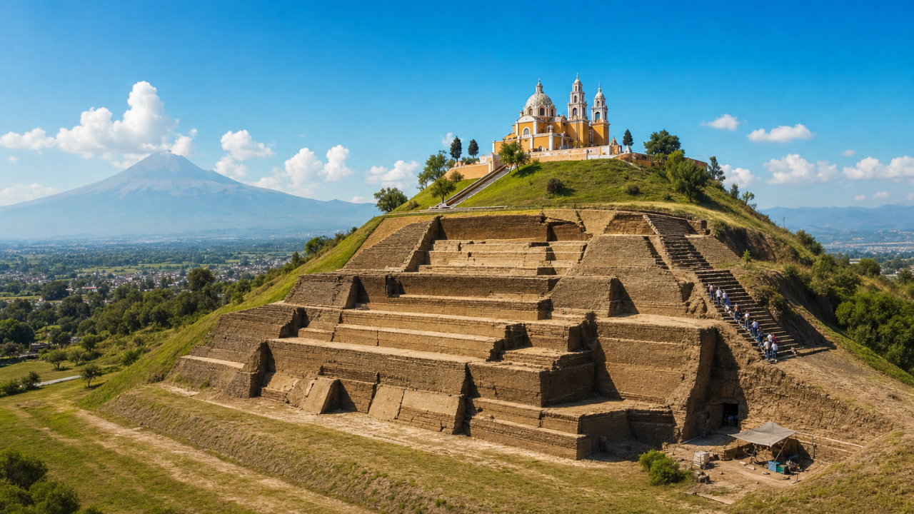 4.45 million cubic meters: Why Mexico's largest pyramid cannot be excavated