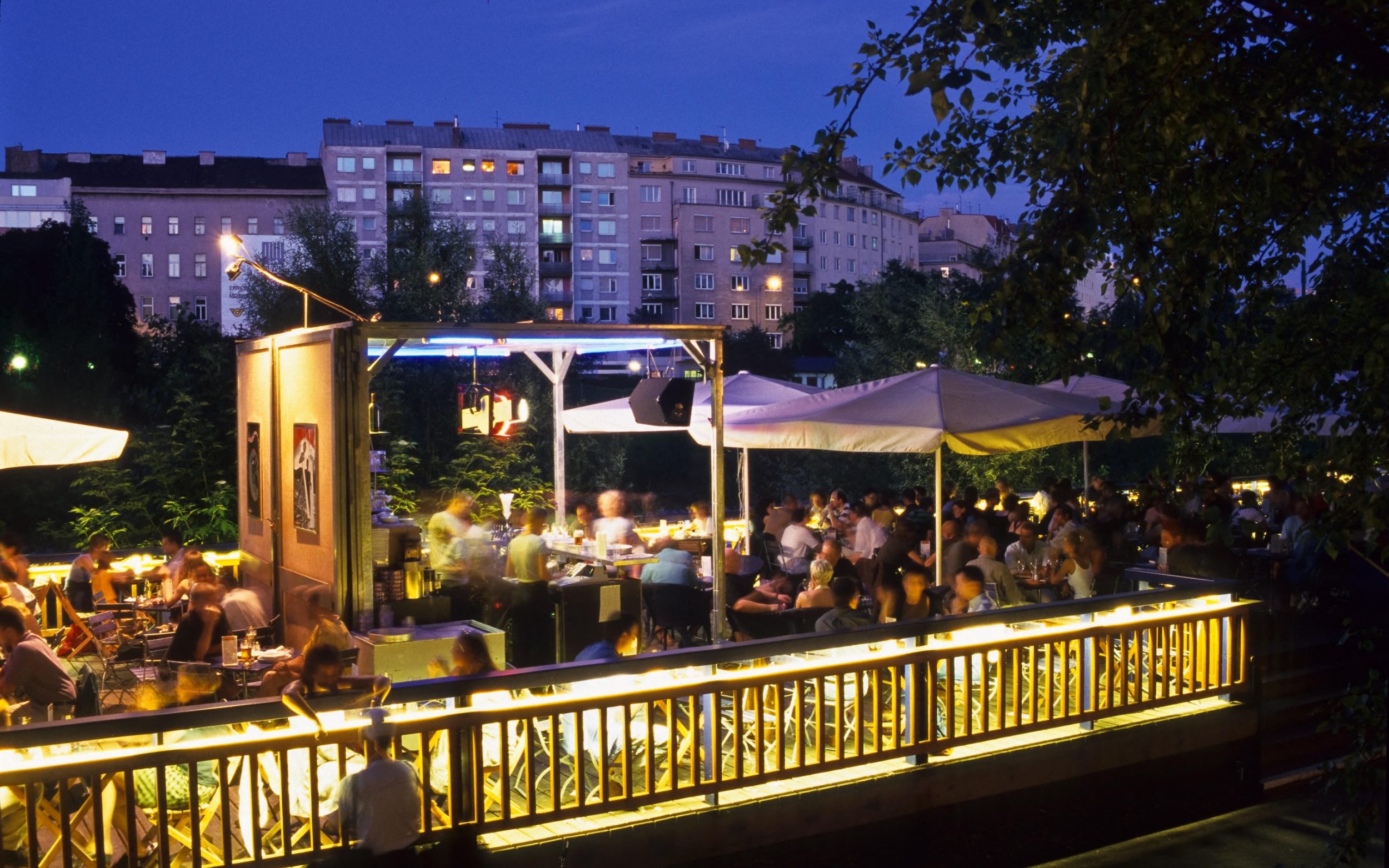 Wien, Donaukanal, Summer Stage