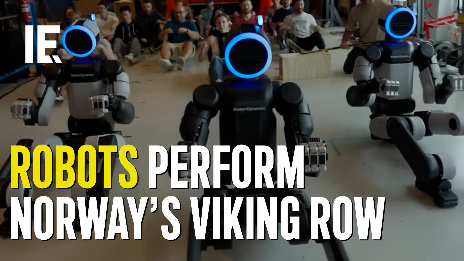 Boston Dynamics' Atlas robots row in sync