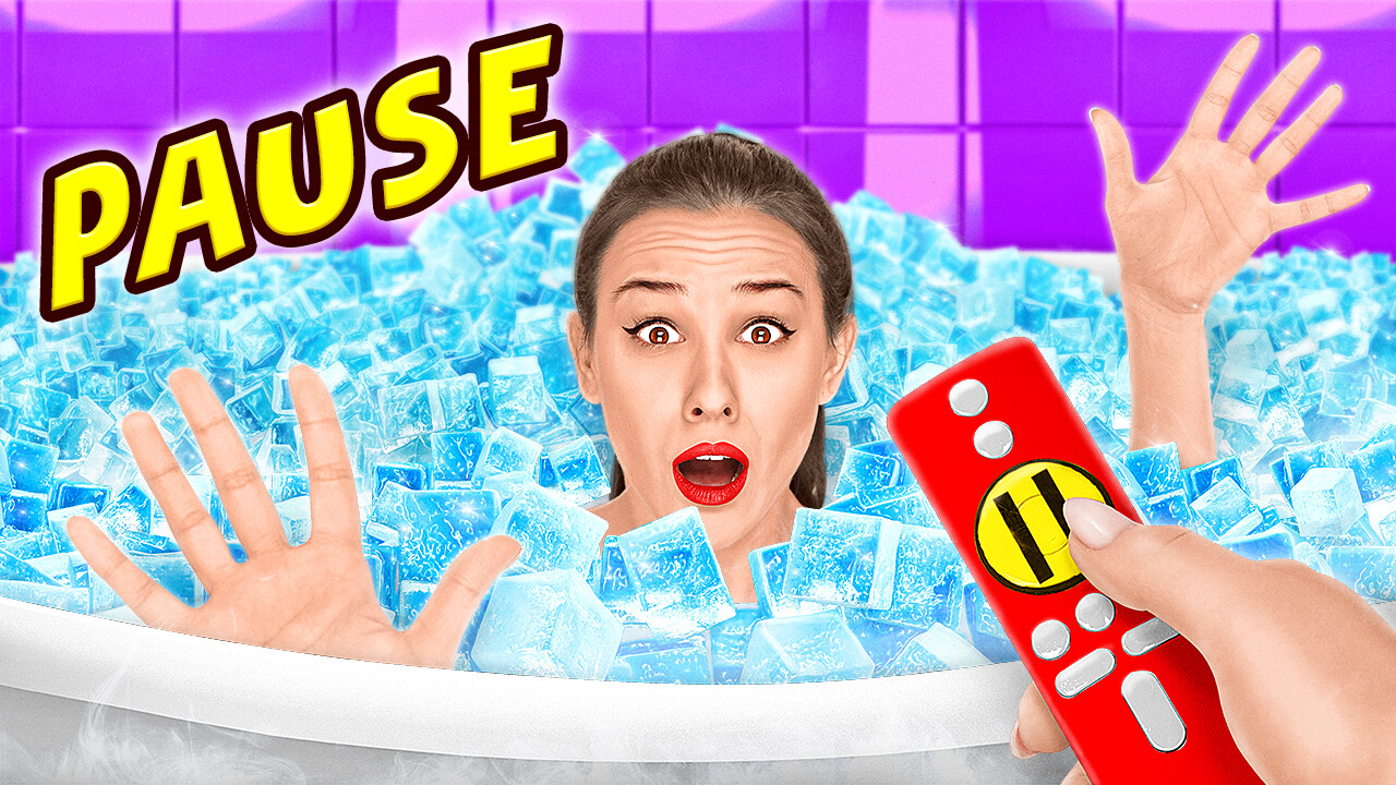 24-hour pause challenge: Little sister takes control!