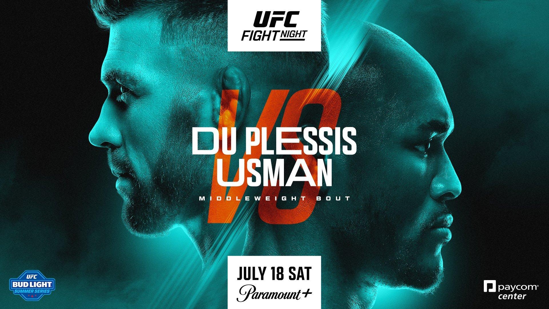 Latest UFC Oklahoma City fight card, Paramount+ start time, date and
