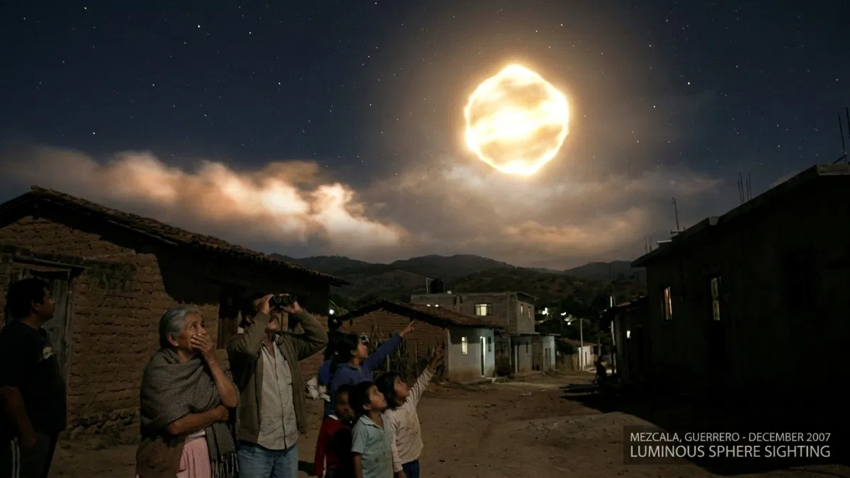 La esfera que permaneció sobre Mezcala, Guerrero