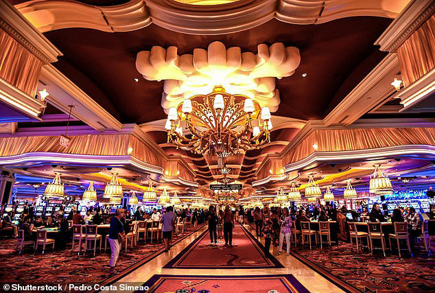 Chen spent the money from her myriad husbands gambling at the luxury Wynn casino (pictured) on the Las Vegas Strip, where she lost more than $300,000, police said