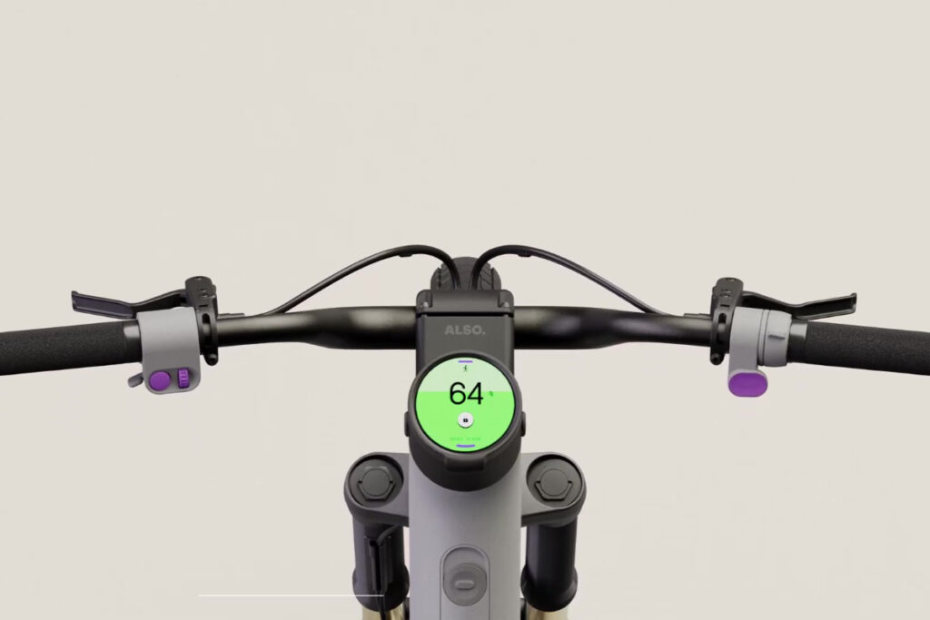 The Also TM-B's digital cockpit