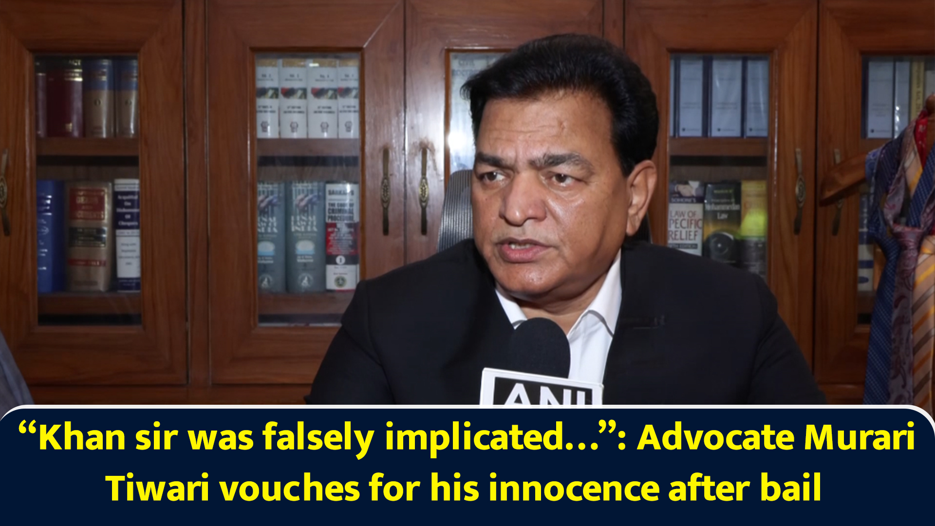 Khan sir was falsely implicated: Advocate Murari Tiwari vouches for his ...