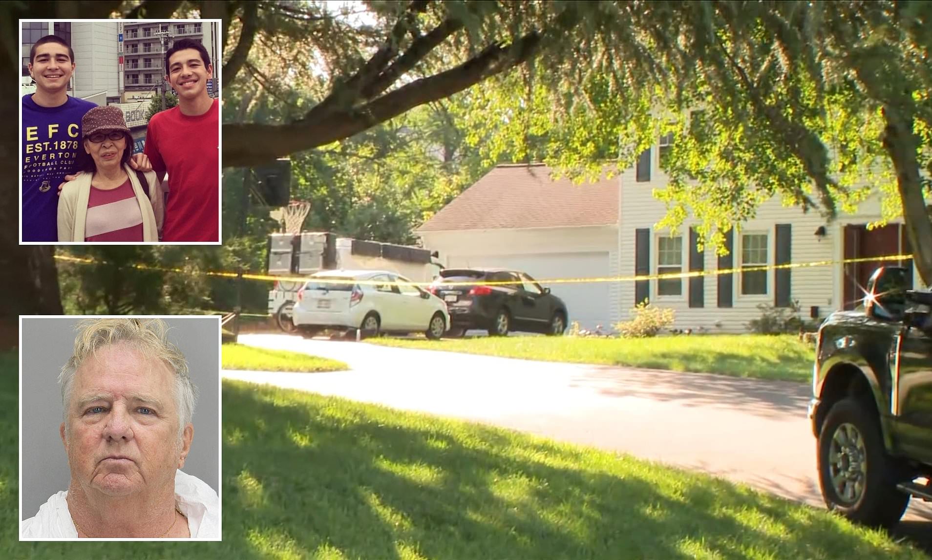 White picket nightmare after woman is shot dead at stunning $1m home and husband is charged