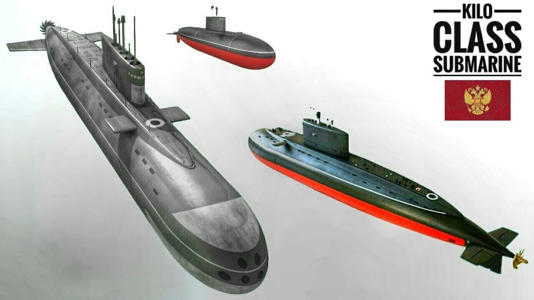 Kilo-class Submarine. Image Credit: Creative Commons.