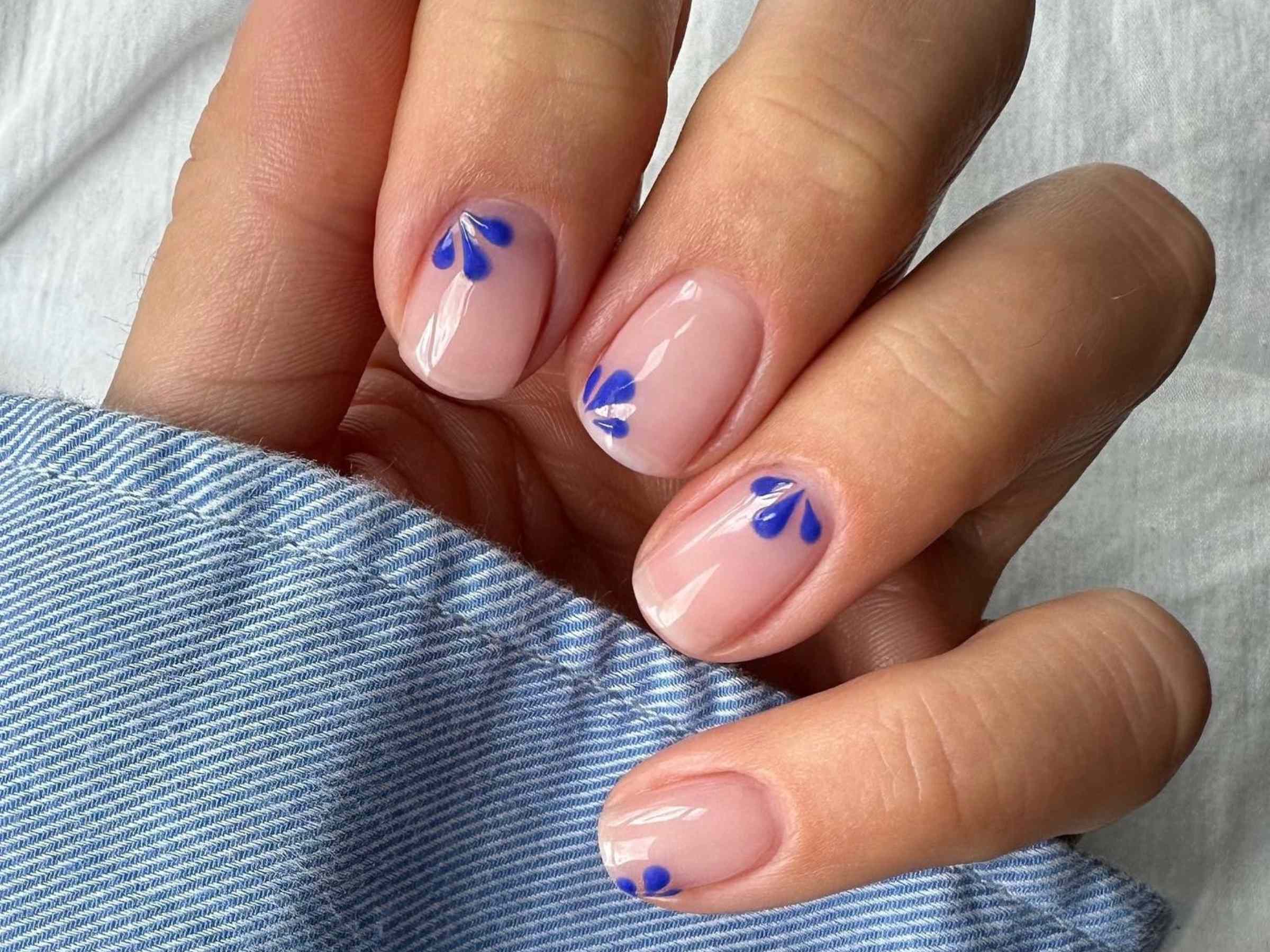 15 crystal-clear nail designs with sunflowers, cherries, and swirling Pucci prints