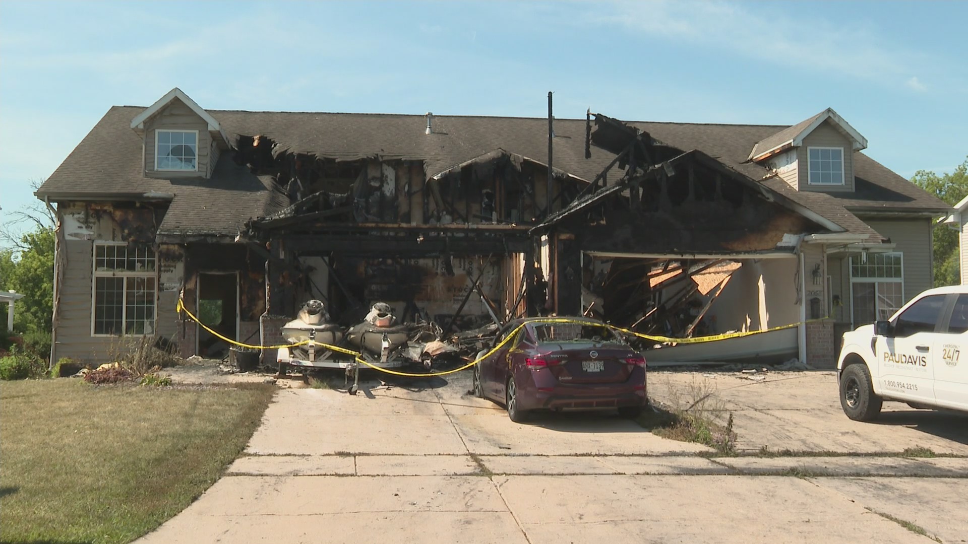 Two pets rescued from Ledgeview duplex fire totaling $500,000 in damages
