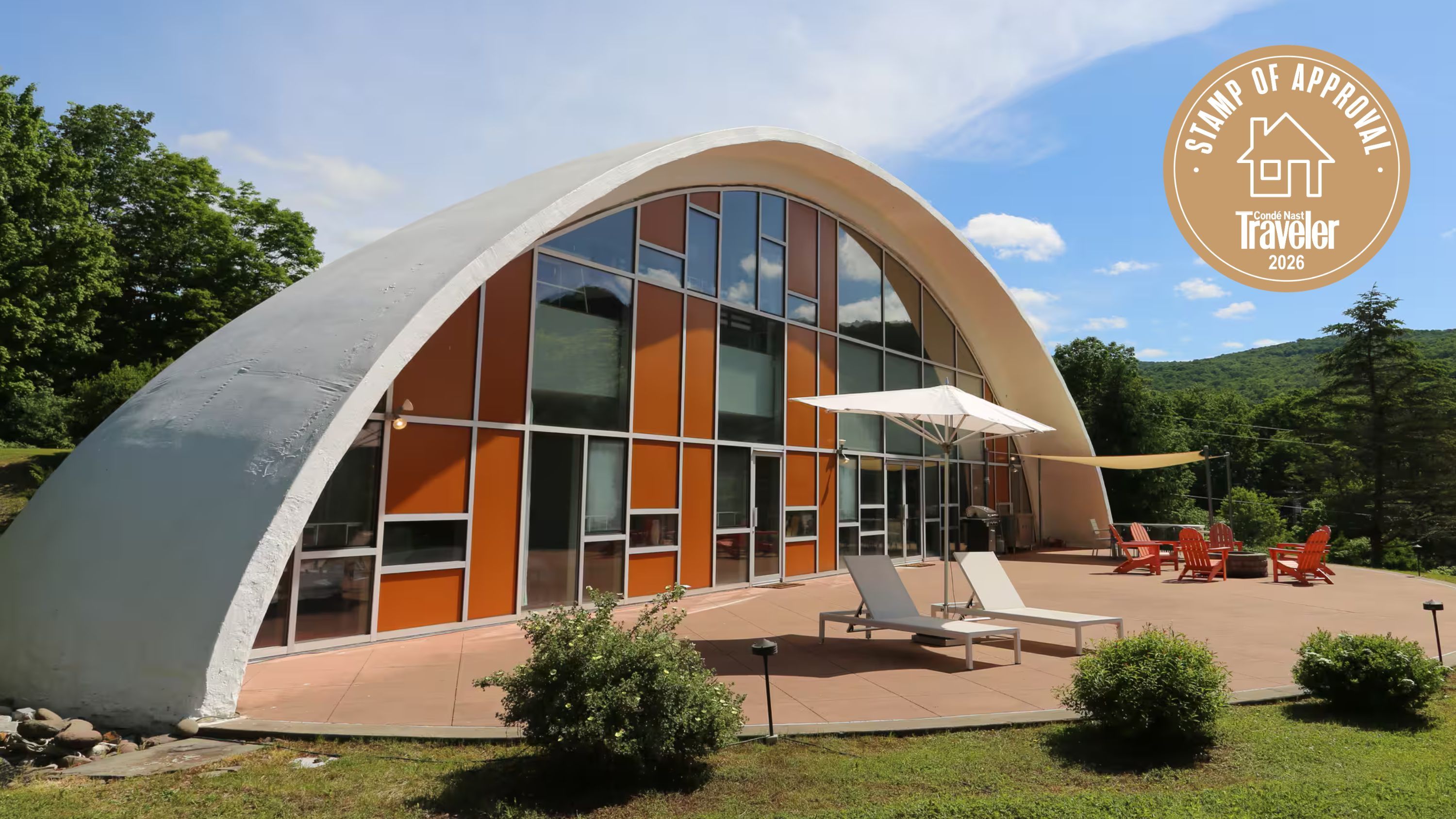 Quirky Airbnbs: A retro-cool dome home on five acres in the Catskills