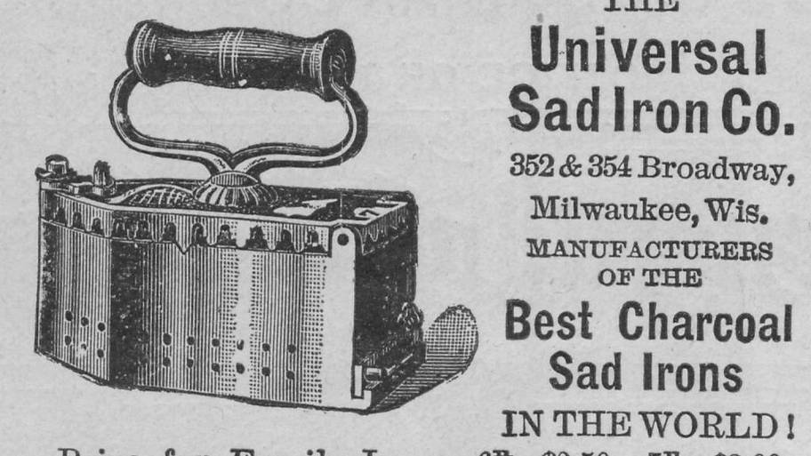 The Universal Sad Iron Company Advertisement