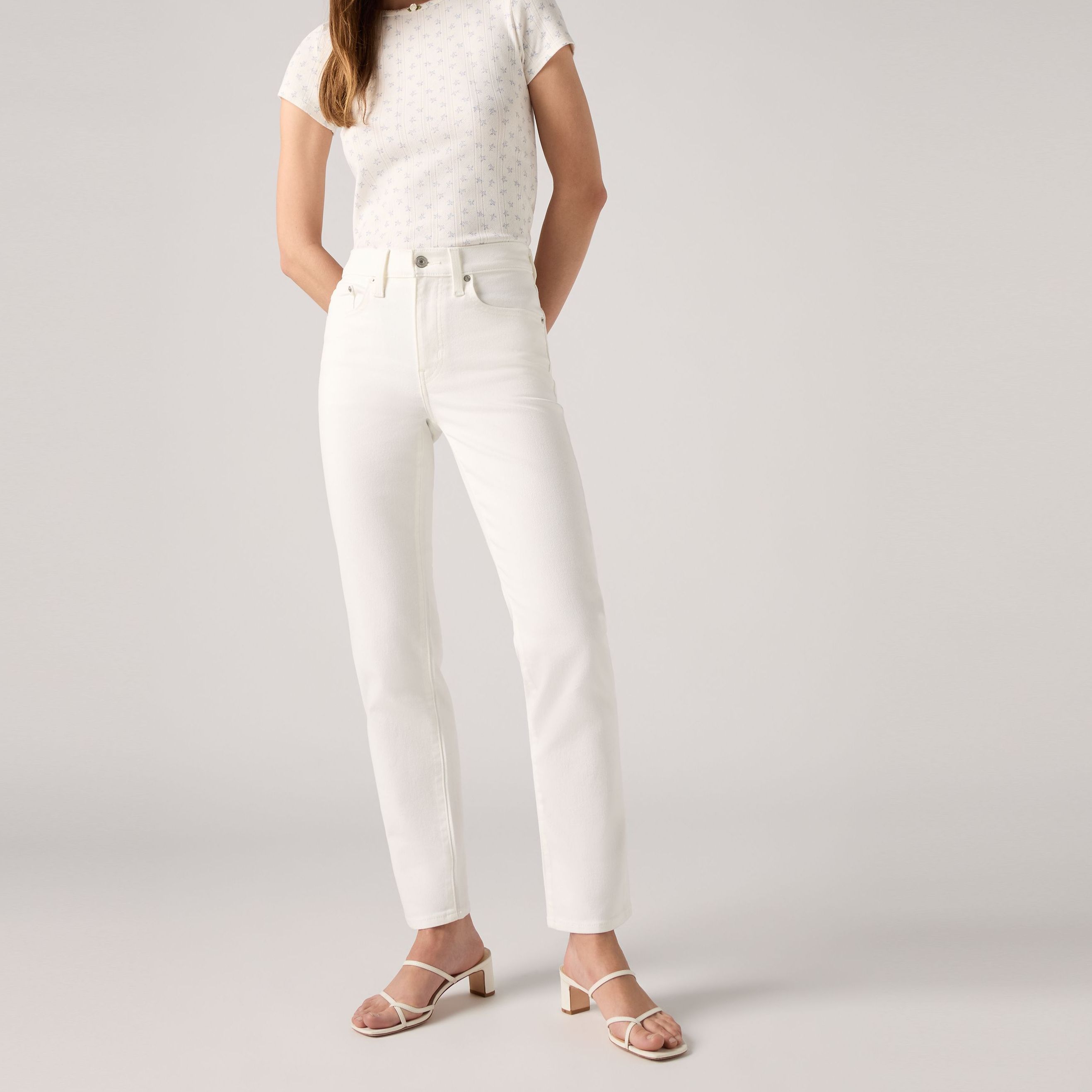 724 High Rise Straight Jeans
