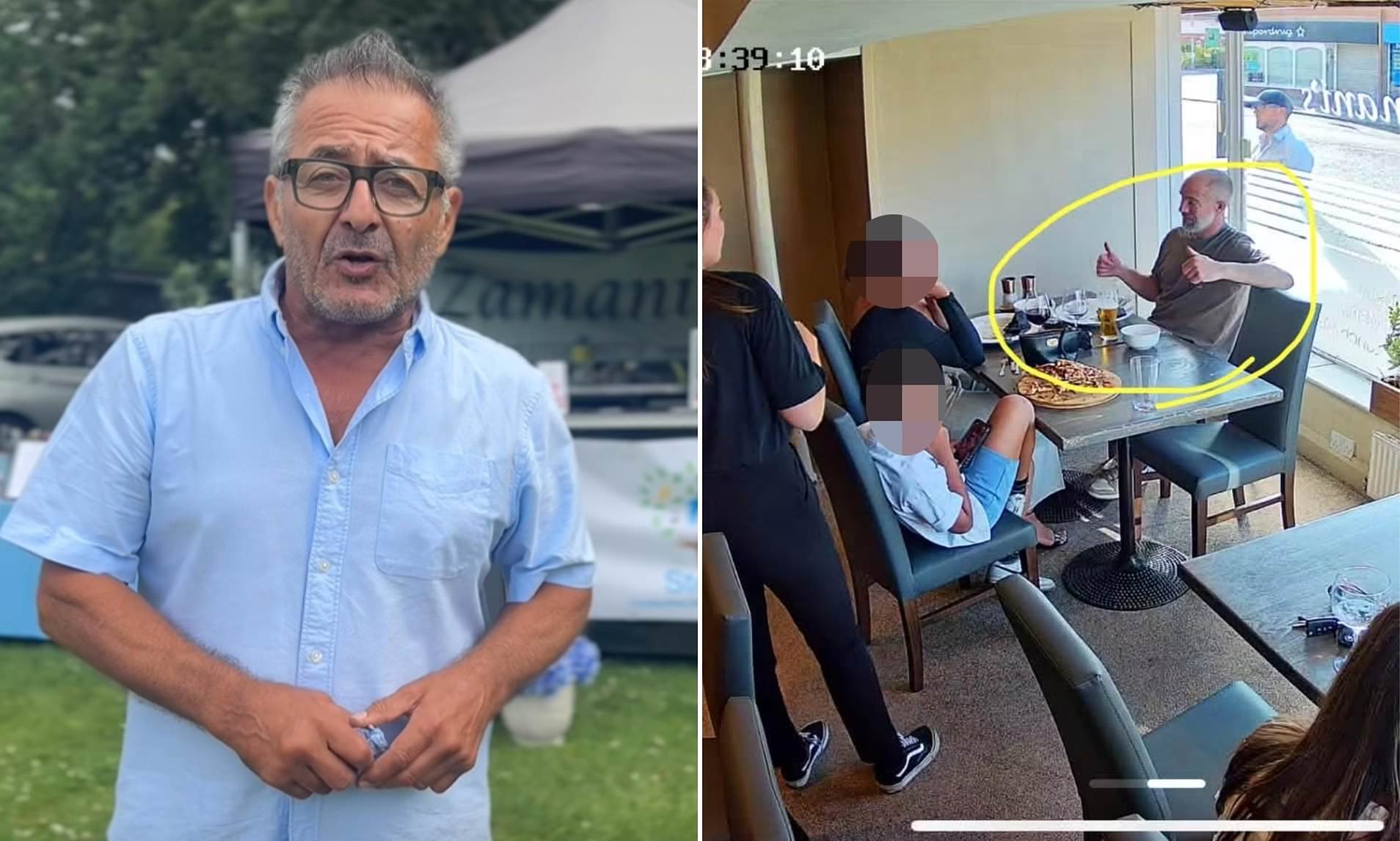 Furious restaurateur gets revenge on critical diners by sharing CCTV of them enjoying their food