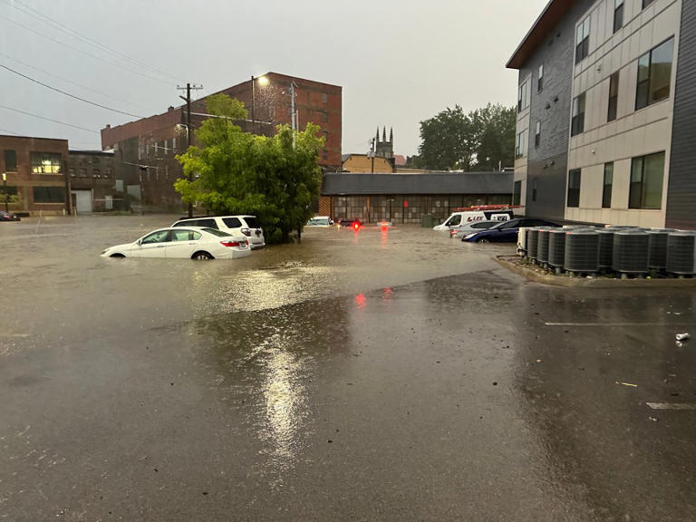 Several Knoxville roads impacted by flash flooding