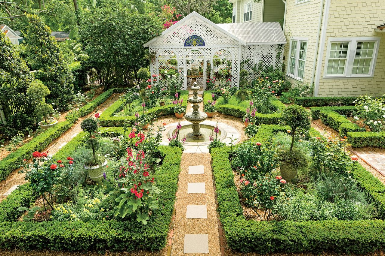 British-Inspired Courtyard
