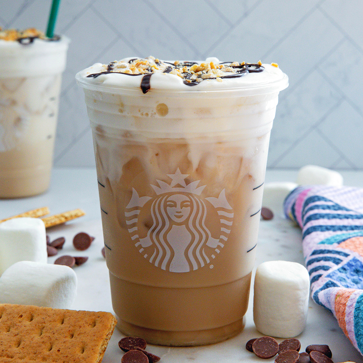 Iced s'mores chai Starbucks copycat