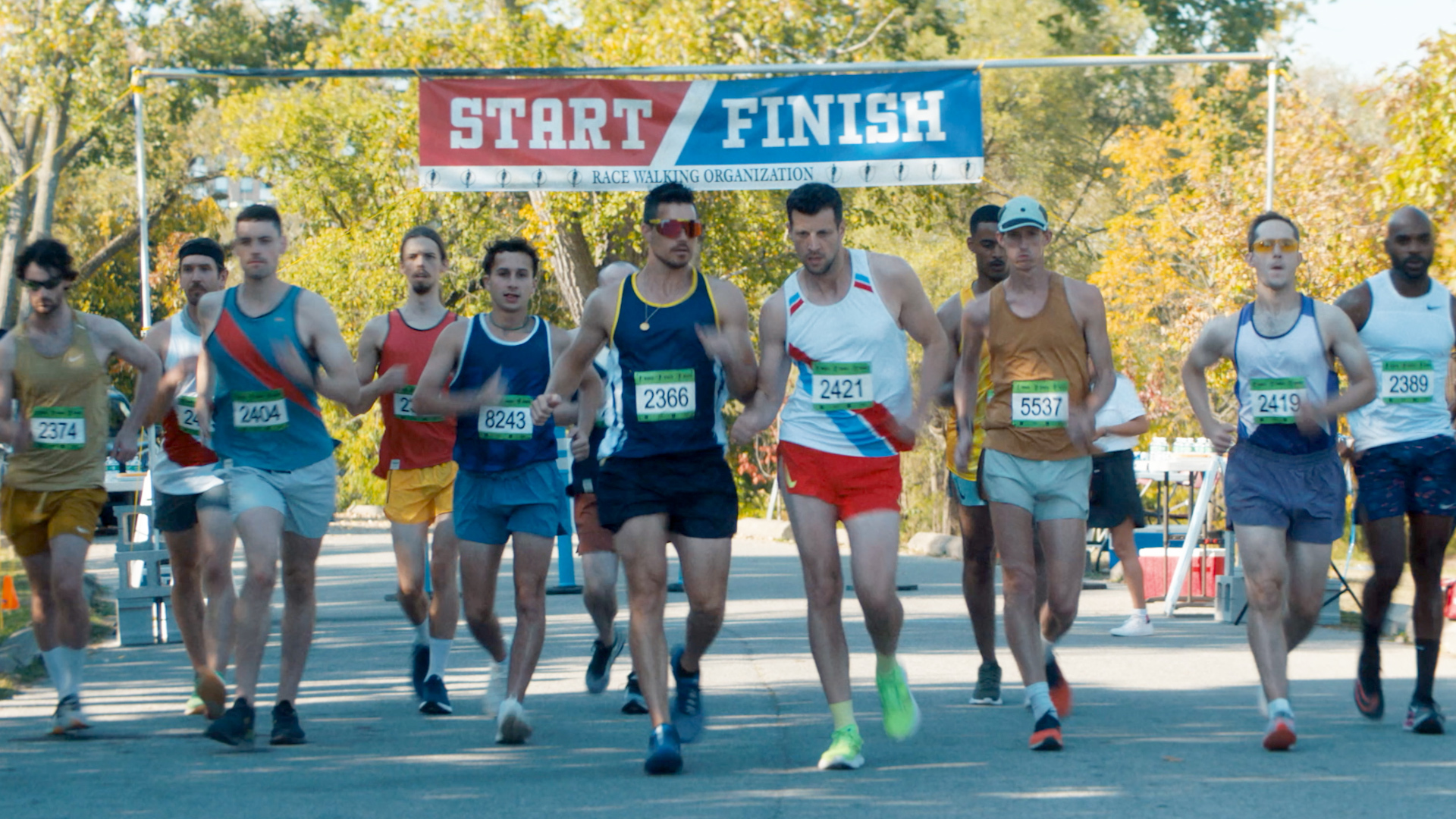 Canadian Olympian teaches actors how to race walk