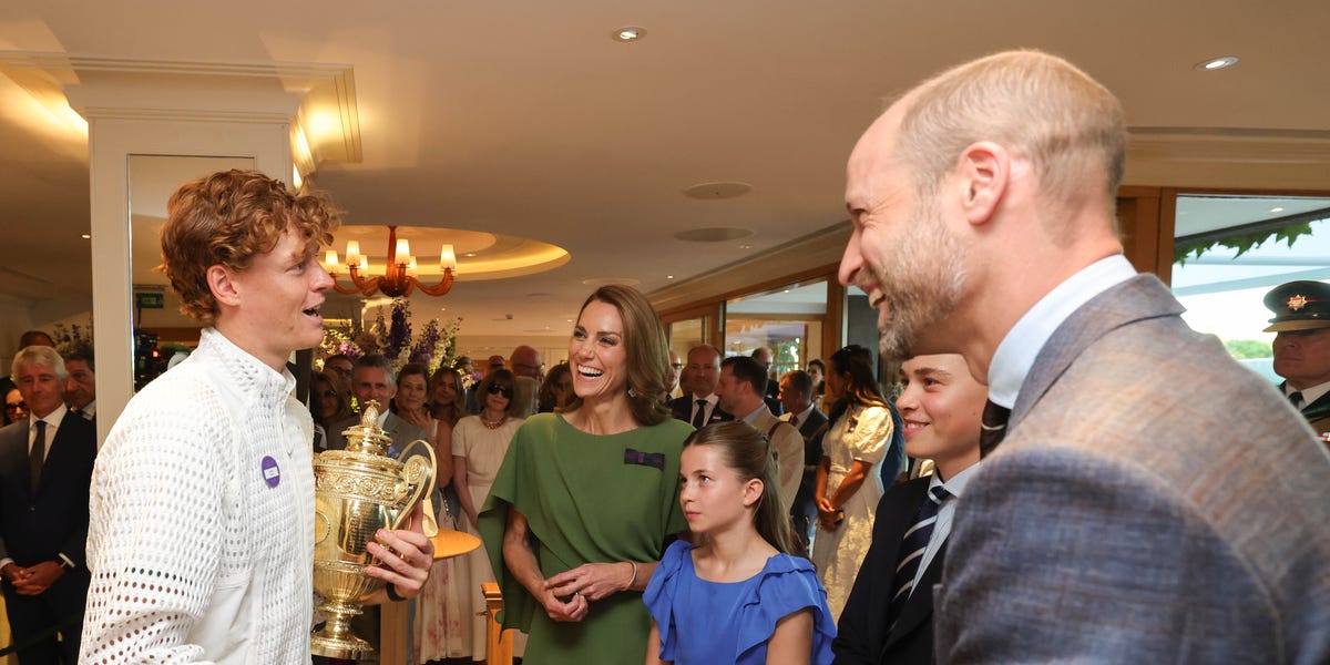 Jannik Sinner shares what it was really like meeting Princess Charlotte and Prince George