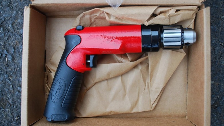 a Sioux air drill in box