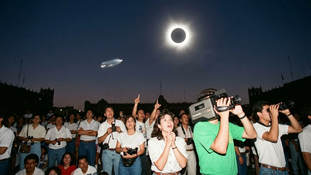 La oleada de ovnis durante el eclipse de 1991