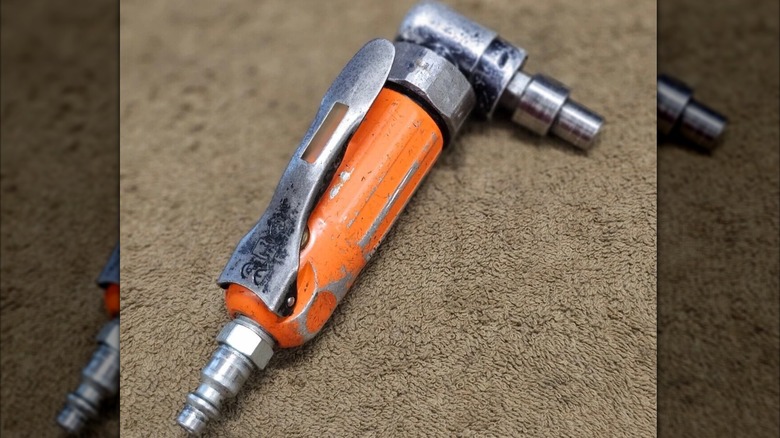 a vintage Dotco right angle die grinder