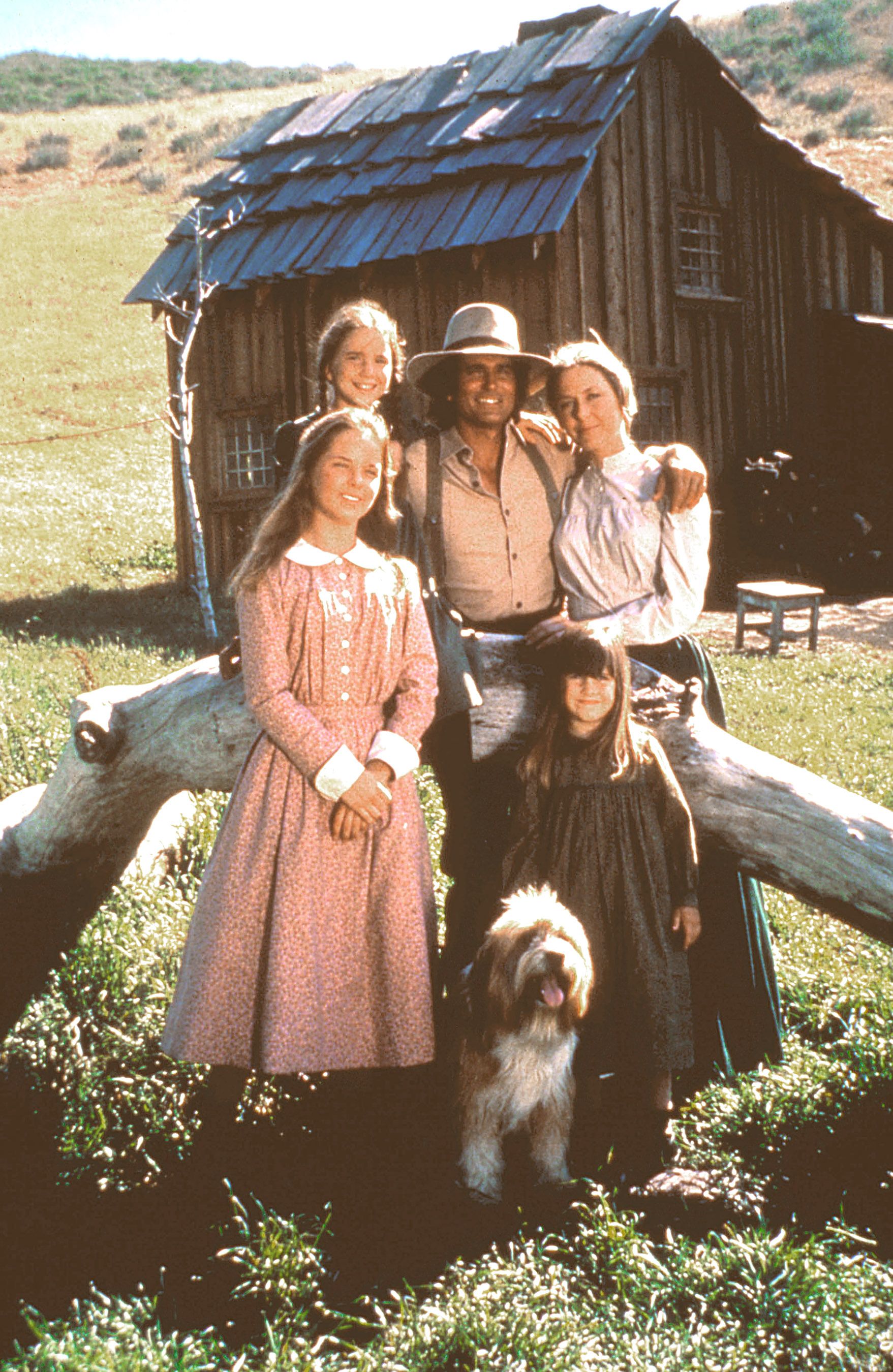 Karen Grassle, Michael Landon, Melissa Sue Anderson, Melissa Gilbert & Lindsay Greenbush in Little House on the Prairie (1974-1983)