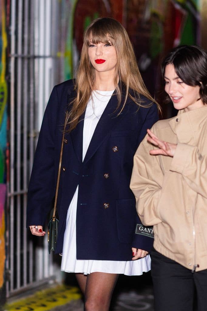 Taylor Swift and Gracie Abrams are seen in the Lower East Side