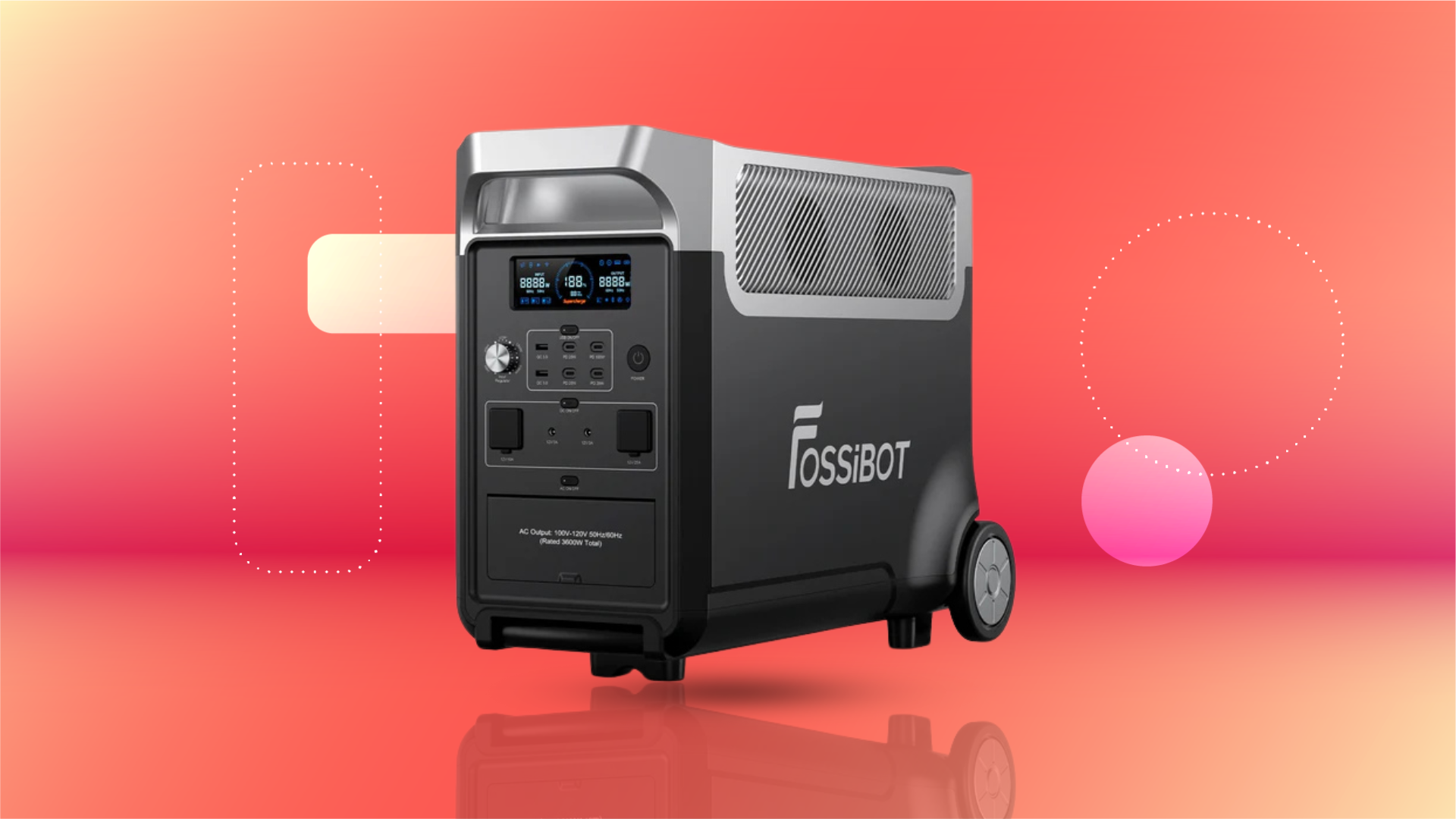 The Fossibot 3600 Pro is our top choice for keeping your fridge running.