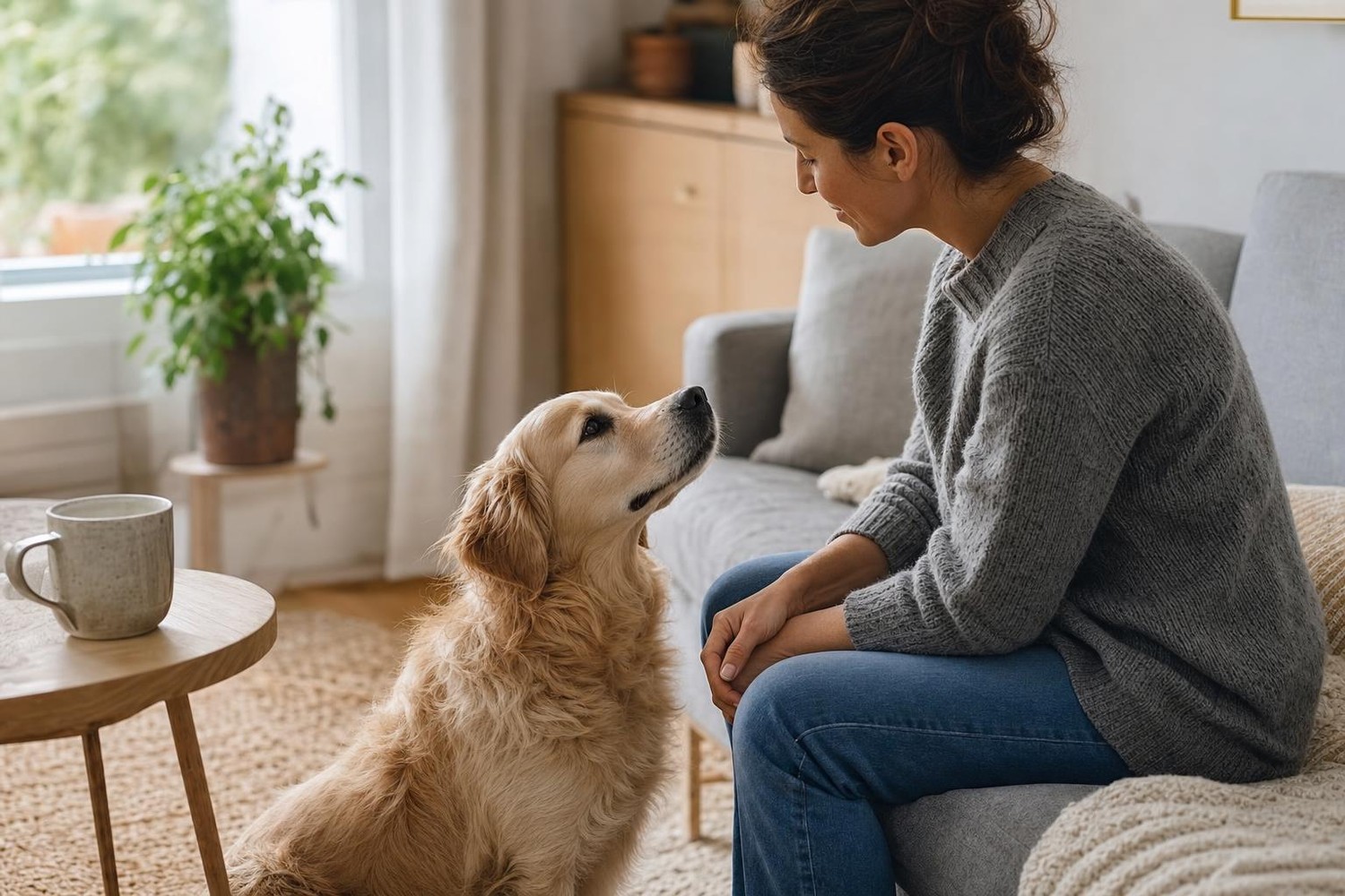Votre chien vous fixe : le vrai message derrière son regard, décrypté ...