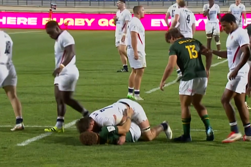 England player sent off for ‘disgraceful headbutt' at World Champs
