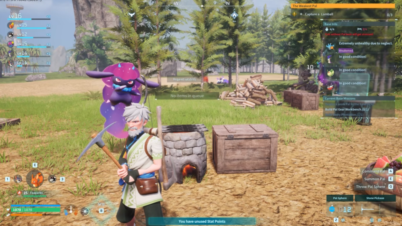 Starting Palworld right: First base setup and resource strategies