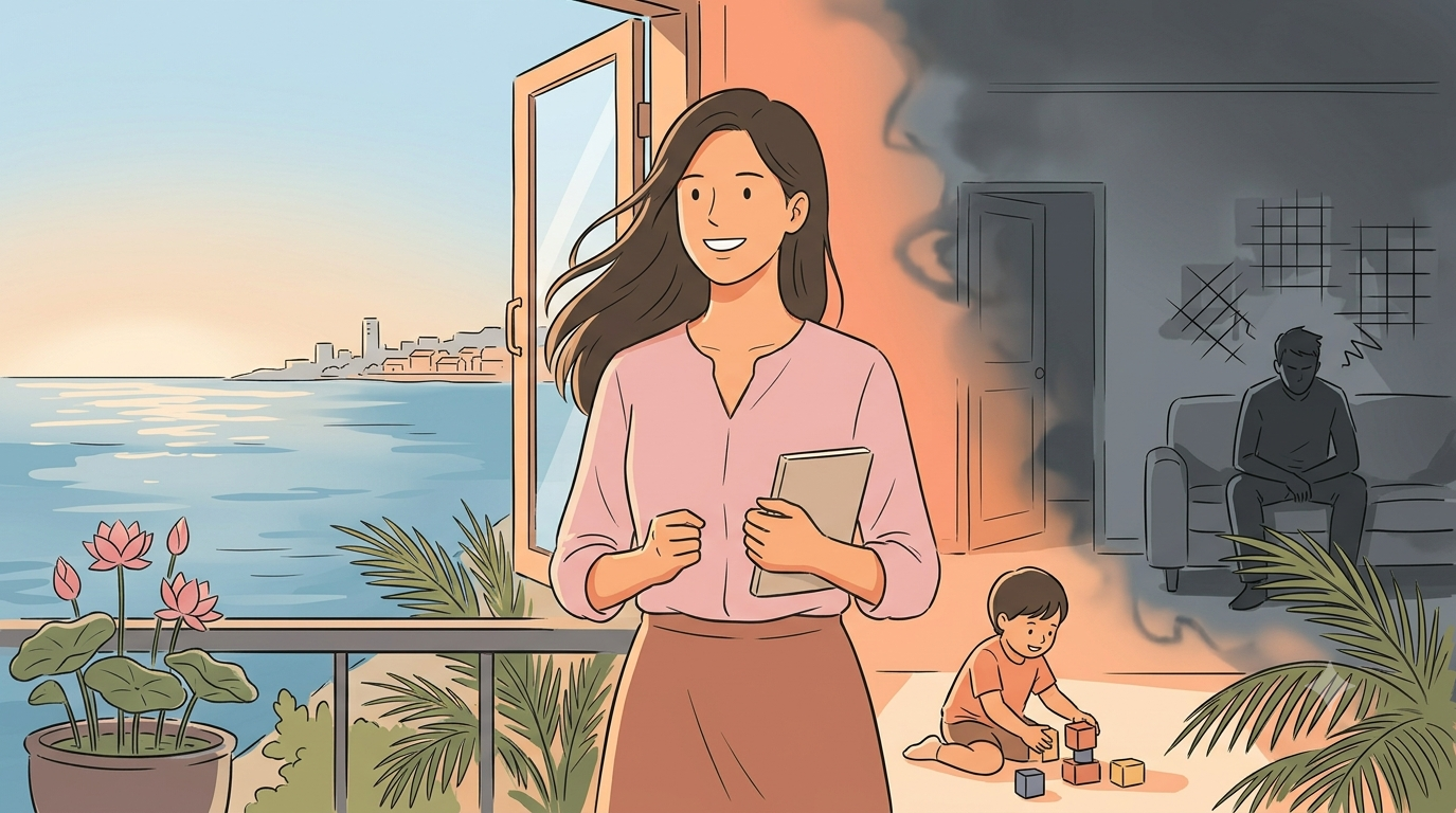 Tôi có tiền, việc tốt, có con, không lý gì phải chịu bộ mặt hằm hằm của chồng