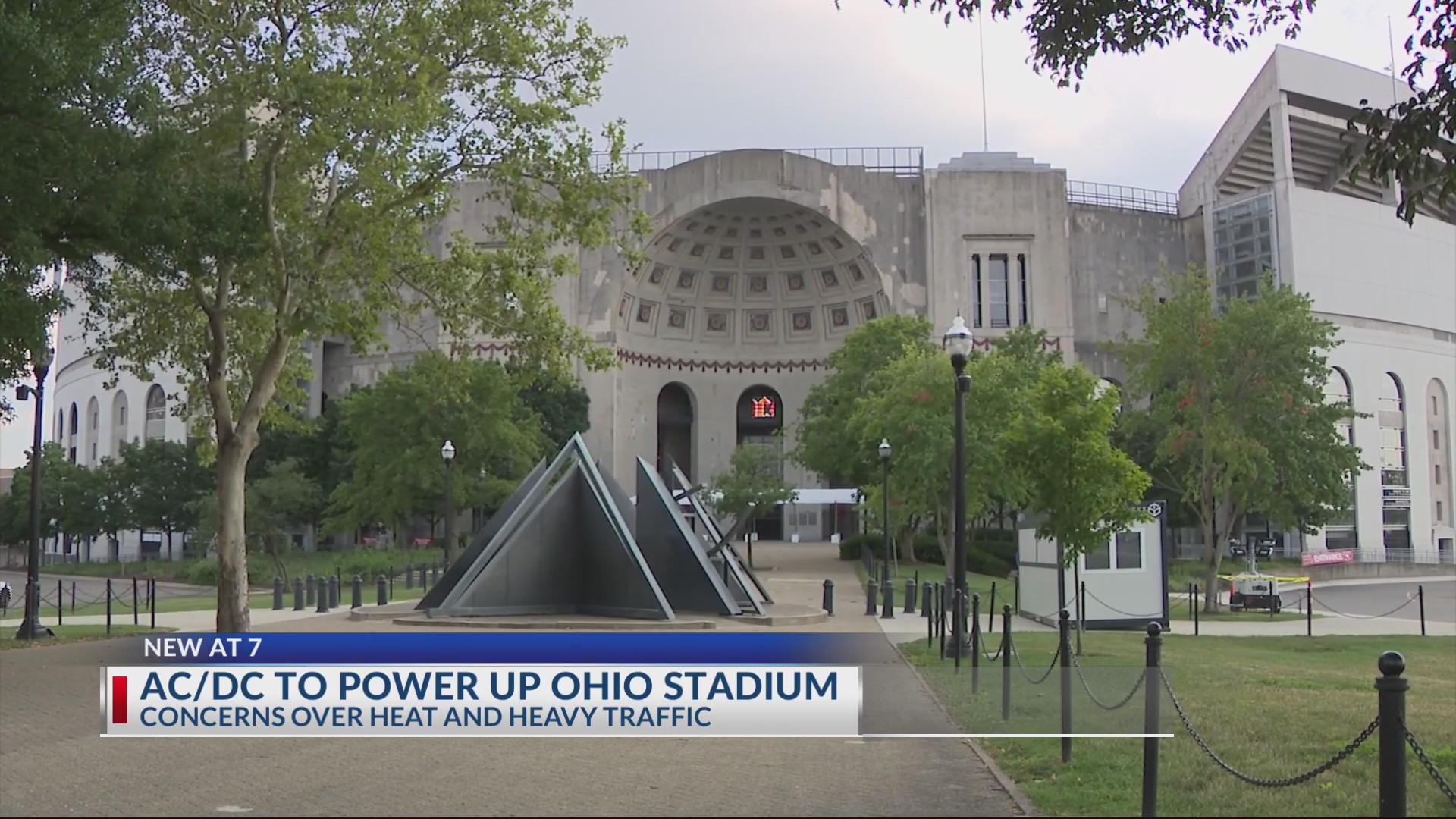 High heat, traffic expected as AC/DC ignite Ohio Stadium