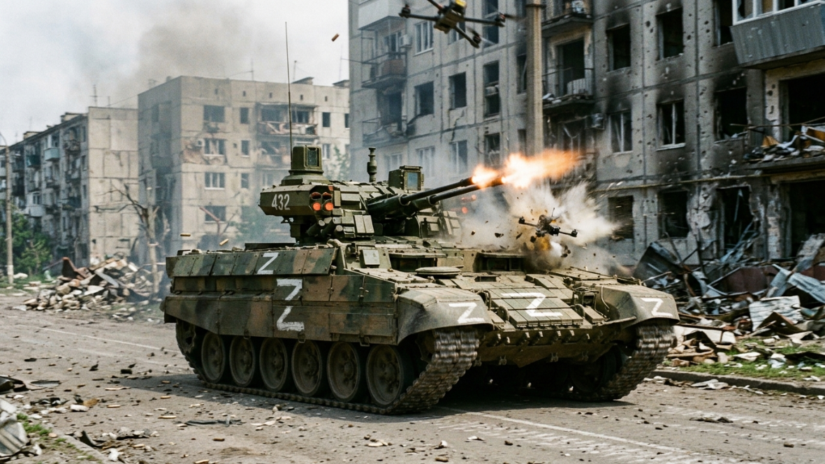 Russia’s Terminator meets Ukraine’s drones