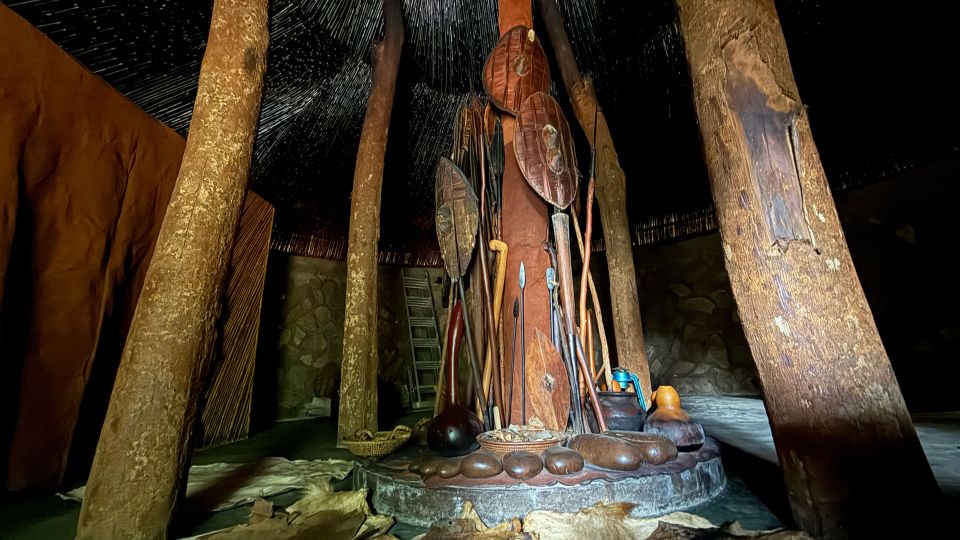 Inside the shrine that Mukaka Sharifa built on the mainland - Griffin Shea