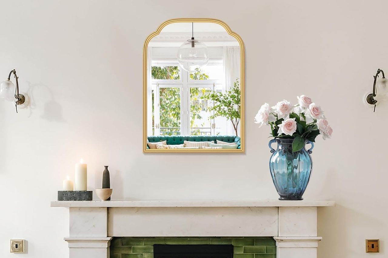ferytange 18X24 Inch Gold Mirror