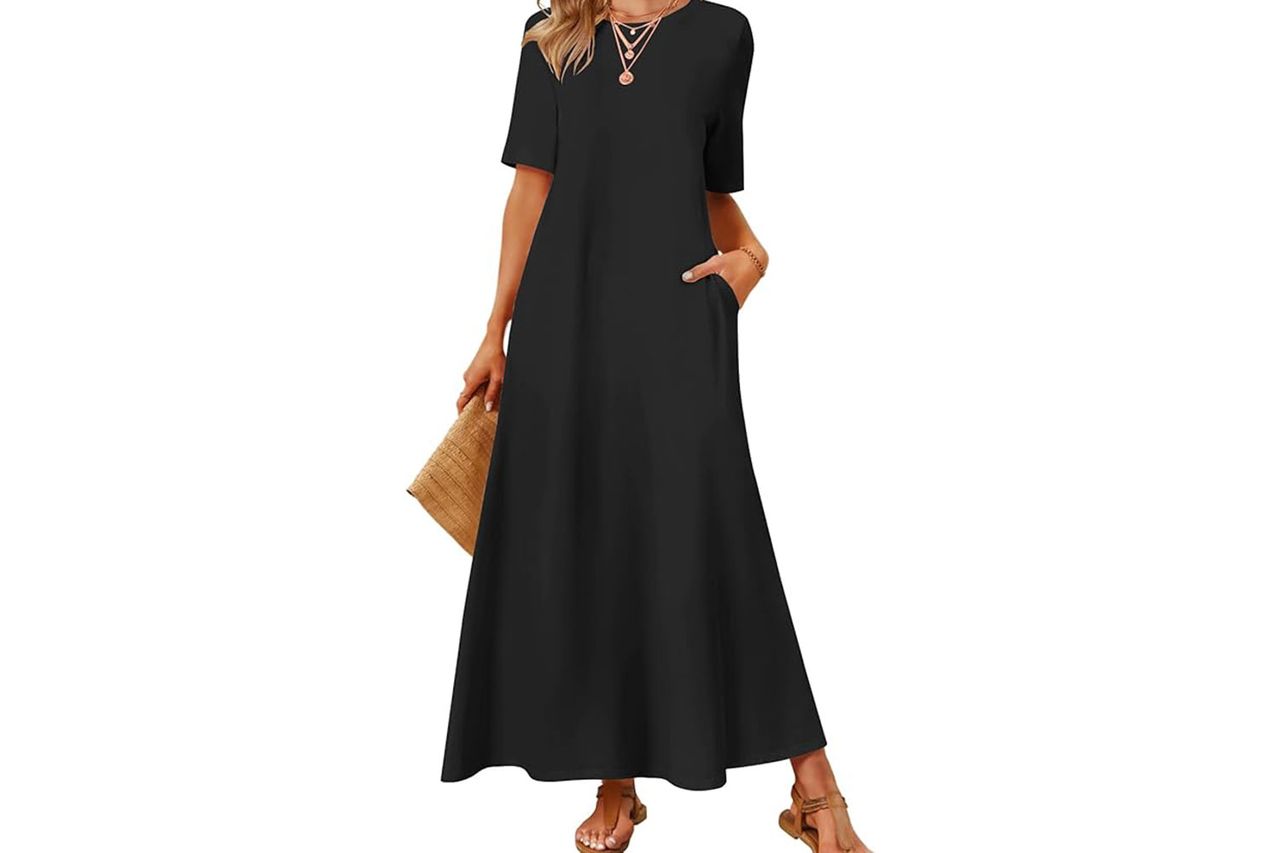 MEROKEETY Summer Casual Maxi Dress
