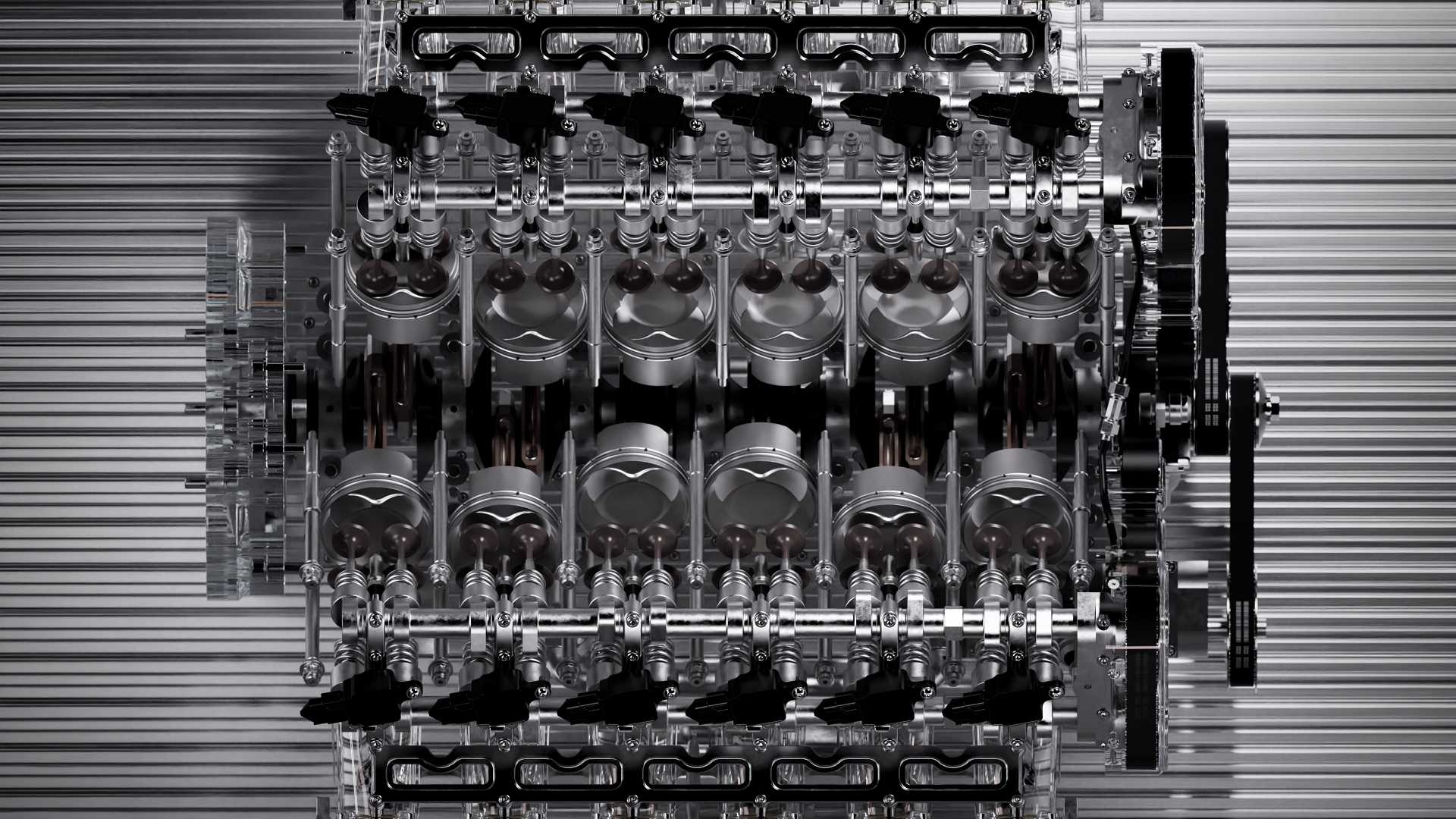 NILU and Hartley Engines 6.5-Liter V12 Transparent Heads