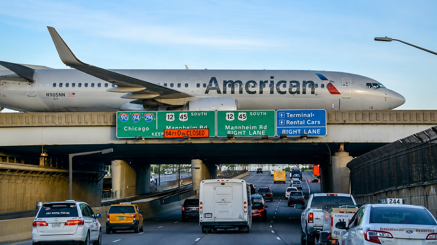 The Chicago bridges built for jumbo jets instead of cars - 