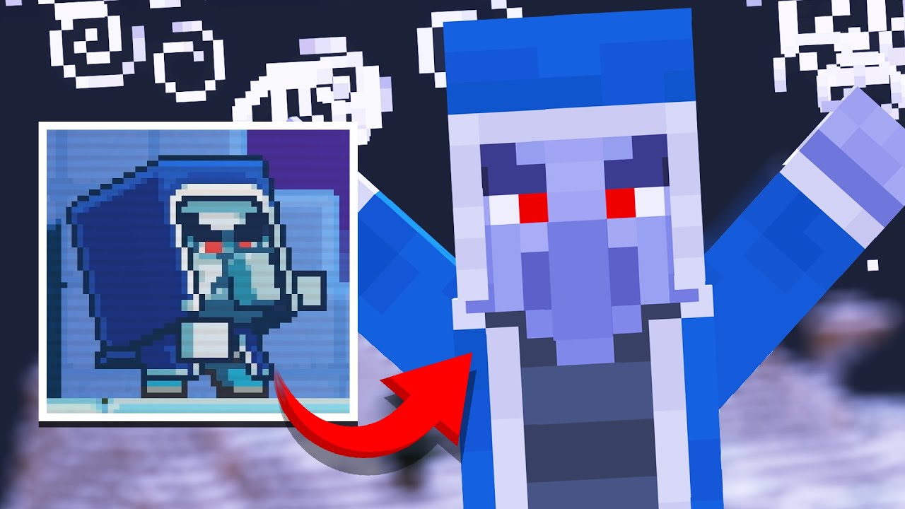 We added the Iceologer update to Minecraft