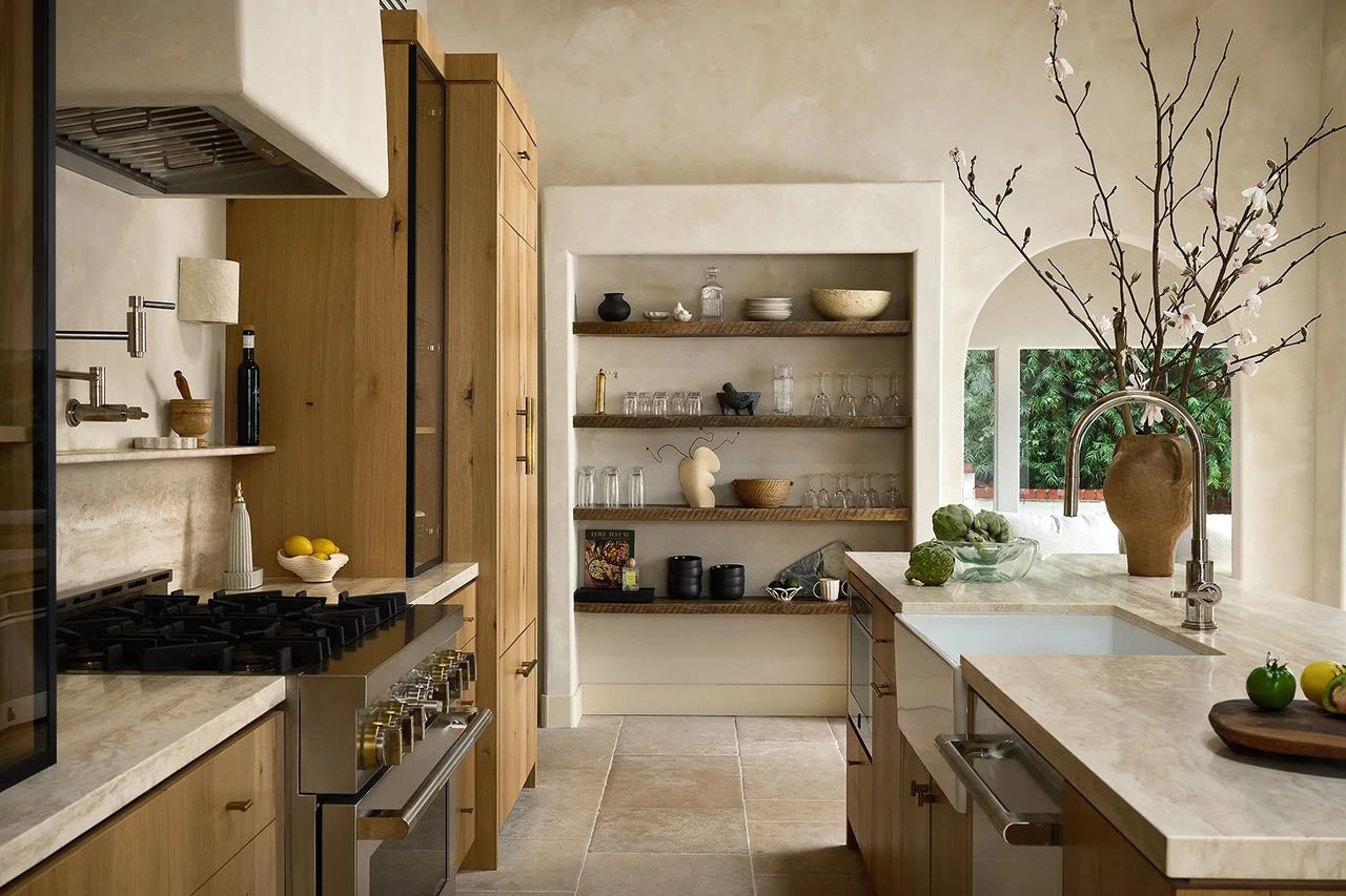 Modern kitchen with neutral tones